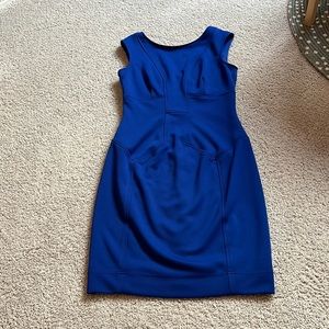 Electric blue dress